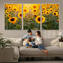 Sunflower Sunshine Wall Art Canvas Print by MyGreatCanvas | Canvas Wall Art Prints | Photo Prints & Wall Decor
