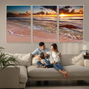 Sunset on Ocean Wall Art Canvas Print by MyGreatCanvas | Canvas Wall Art Prints | Photo Prints & Wall Decor