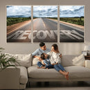 Recovery Road Wall Art Canvas Print by MyGreatCanvas | Canvas Wall Art Prints | Photo Prints & Wall Decor