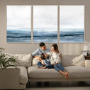 Blue Ocean Abstract Artwork Wall Art Canvas Print