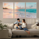Beach Sunrise Wall Art, Coastal Seascape Canvas Print, Ocean by MyGreatCanvas | Canvas Wall Art Prints | Photo Prints & Wall Decor