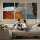 Modern Abstract Canvas Art Canvas Print - Framed and Ready