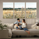 Wildflower Field Wall Art Canvas | Nature-Inspired Landscape