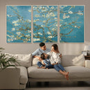 Vincent Van Gogh's Almond Blossom Abstract Wall Art Canvas,
