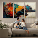 Abstract Guitar Wall Art Canvas | Vibrant Music-Inspired Art by MyGreatCanvas | Canvas Wall Art Prints | Photo Prints & Wall Decor