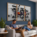 RedBull Formula 1 Canvas Wall Art Print