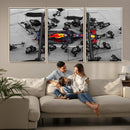 RedBull Formula 1 Canvas Wall Art Print