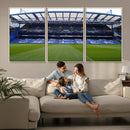 Chelsea FC Soccer Team Print - Stamford Bridge Stadium Wall