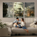 Pirate Ship War Wall Art Canvas Print by MyGreatCanvas | Canvas Wall Art Prints | Photo Prints & Wall Decor
