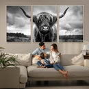 Scottish Cow Wall Art Canvas Print | Longhorn Wall Art | by MyGreatCanvas | Canvas Wall Art Prints | Photo Prints & Wall Decor