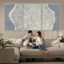 Abstract Tree Ring Wall Art Canvas Print – Nature-Inspired,