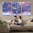 Spirited Away Haku and Chihiro Poster - Anime Lover - Hayao