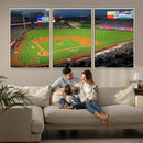 Angel Stadium Aerial Canvas Print – Los Angeles Angels