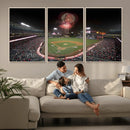 Fireworks at Angel Stadium – Los Angeles Angels Canvas