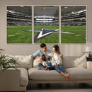 Dallas Cowboys Football Team Print - Arlington AT&T Stadium by MyGreatCanvas | Canvas Wall Art Prints | Photo Prints & Wall Decor