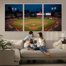 St. Louis Cardinals Baseball Team Print - Busch Stadium Wall by MyGreatCanvas | Canvas Wall Art Prints | Photo Prints & Wall Decor