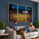 St. Louis Cardinals Baseball Team Print - Busch Stadium Wall