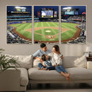 Citi Field Wall Art Print | 3-Panel New York Mets Baseball