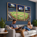Citi Field Wall Art Print | 3-Panel New York Mets Baseball