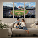 New York Mets Baseball Team Print - Citi Field Stadium Wall