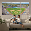 Citi Field Wall Art Print | 3-Panel New York Mets Baseball