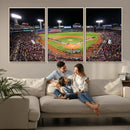 Fenway Park Wall Art Canvas Print | Large Baseball Stadium