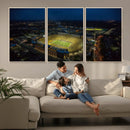 Michigan Wolverines Football Team Print - Michigan Stadium