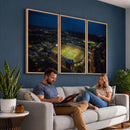Michigan Wolverines Football Team Print - Michigan Stadium