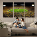 Stadium in Michigan Wall Art Canvas Print, Framed American