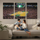 TD Garden Basketball Canvas Wall Art - Boston Celtics Live by MyGreatCanvas | Canvas Wall Art Prints | Photo Prints & Wall Decor