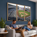 New York Yankees Baseball Team Print - Yankee Stadium Wall