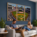 Yankee Stadium New York Wall Art Print | 3-Panel Canvas