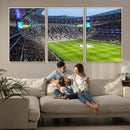 Tottenham Hotspur Stadium Canvas Print, Match Day Triple
