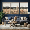 Rustic Field Landscape Wall Art Print, Giclee Canvas Wall