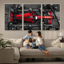 Ferrari Pit Stop Canvas Wall Art – Precision and Speed
