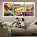 Framed Yayoi Kusama 1986 Wall Art Print – Japanese Wall Art