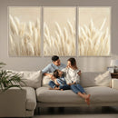Grass Wall Art Print - Elegant Neutral Decor for Living