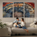 Abstract Tree Ring Wall Art, Colorful Framed Tree Ring Wall by MyGreatCanvas | Canvas Wall Art Prints | Photo Prints & Wall Decor