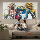 Shai Yossef Style Canvas Art - Joyful African Black Kids
