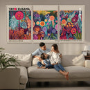 Yayoi Kusama Wall Art Canvas Print, Abstract Art, Large