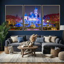 Disney Castle Wall Art Canvas Print – Magical Fairytale