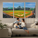 Wrigley Field Chicago Cubs Panoramic Canvas Print – by MyGreatCanvas | Canvas Wall Art Prints | Photo Prints & Wall Decor
