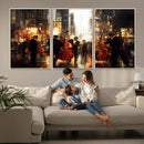 Abstract Jazz Art Wall Art Canvas Print – Colorful Musical