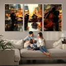 Jazz Wall Art Canvas Print – Colorful Musical Instrument