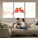 Cardinal Bird Canvas Wall Art - Male and Female Cardinal by MyGreatCanvas | Canvas Wall Art Prints | Photo Prints & Wall Decor