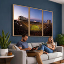 Iowa Hawkeyes Kinnick Stadium Wall Art Canvas Print, Framed