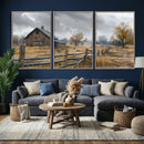 Rustic Autumn Farmhouse Wall Art Canvas Print – Serene