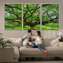 Angel Oak Tree Wall Art Canvas Print – Framed Majestic