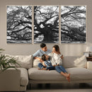 Ancient Oak Wall Art Canvas Print – Gnarled Tree Twisted by MyGreatCanvas | Canvas Wall Art Prints | Photo Prints & Wall Decor
