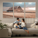 Rustic Barn Wall Art – Framed Countryside Farmhouse Canvas by MyGreatCanvas | Canvas Wall Art Prints | Photo Prints & Wall Decor